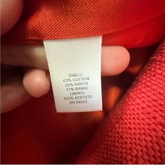 Banana Republic Red Double-Breasted Women's Jacket XS - Picture 3 of 12